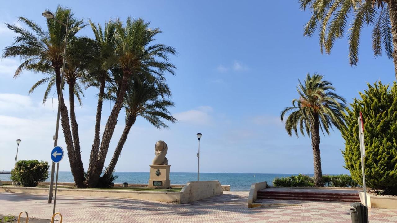 Apartamento Beautiful Flat With Sea View And Sound Of The Surf Santa Pola Exterior foto