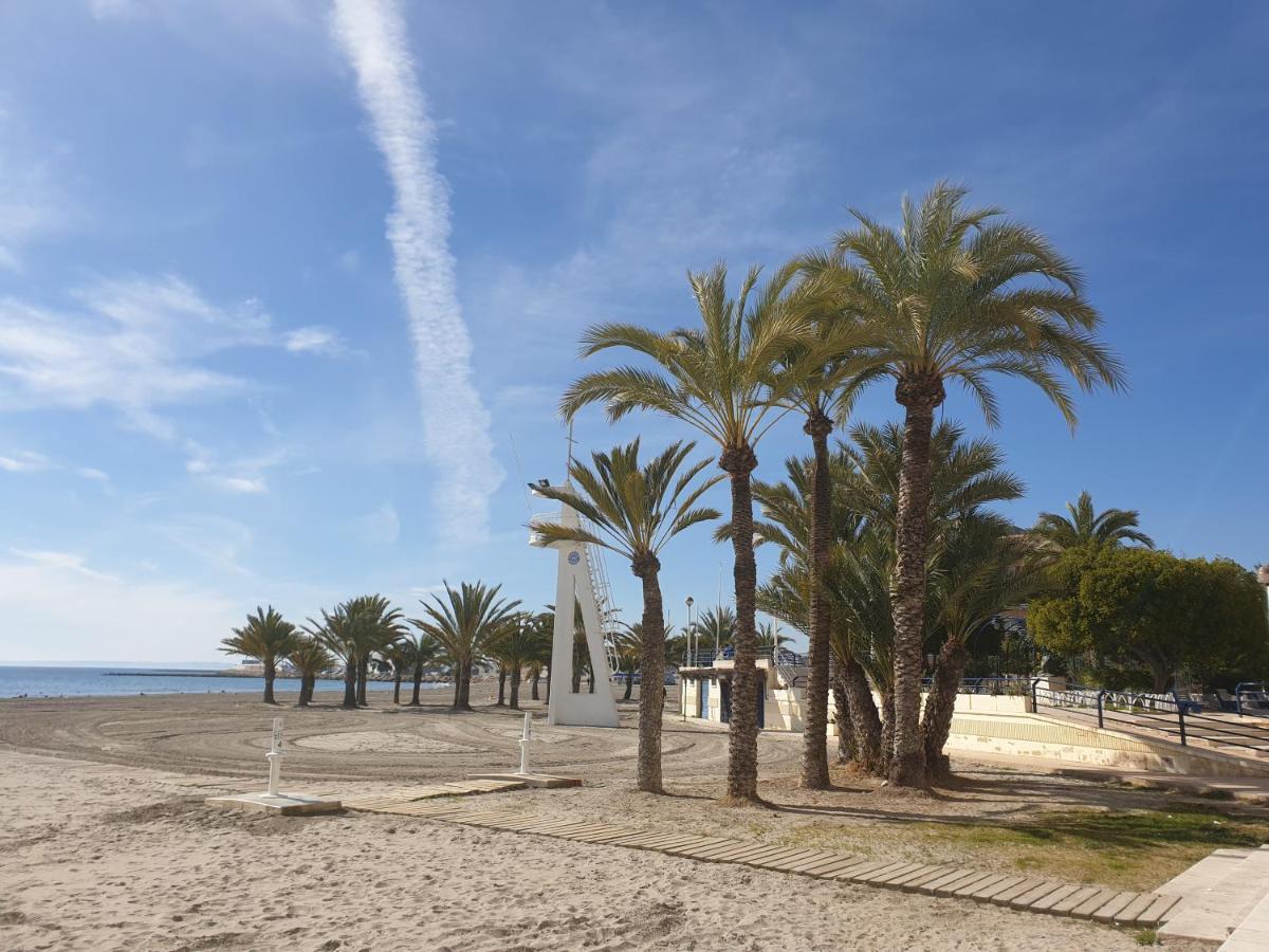 Apartamento Beautiful Flat With Sea View And Sound Of The Surf Santa Pola Exterior foto